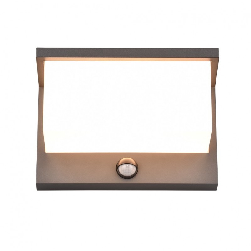 - Nestos - Anthracite LED Wall Lamp with Sensor IP 54 Trio-240969142 - Nestos - Anthracite LED Wall Lamp with Sensor IP 54