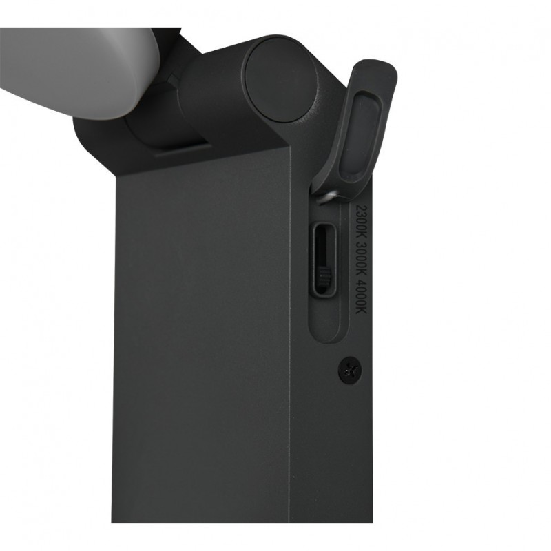 - Adour - Tiltable Anthracite CCT Wall Lamp with Sensor Trio-245569142 - Adour - Tiltable Anthracite CCT Wall Lamp with Sensor