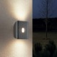 Trio-246660342 - Santerno - Anthracite Up & Down CCT Wall Lamp IP54