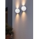 - Avisio - Matt White 2 Light LED Wall Lamp Trio-246760231 - Avisio - Matt White 2 Light LED Wall Lamp