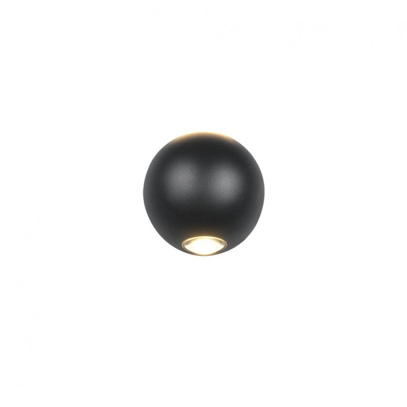 - Avisio - Matt Black 2 Light LED Wall Lamp Trio-246760232 - Avisio - Matt Black 2 Light LED Wall Lamp
