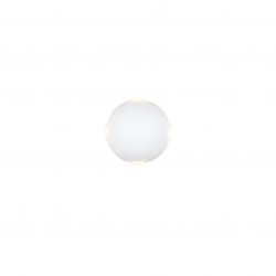 Avisio - Matt White 4 Light LED Wall Lamp