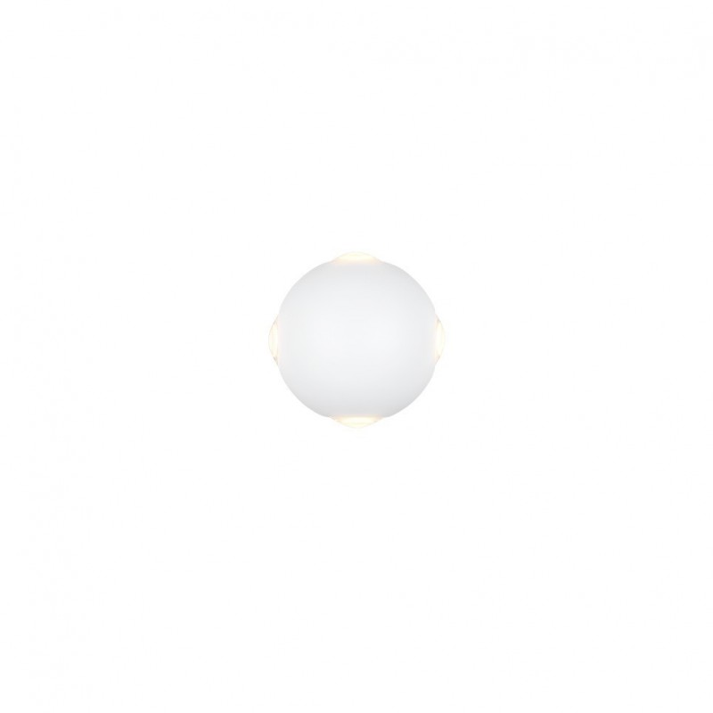 - Avisio - Matt White 4 Light LED Wall Lamp Trio-246760431 - Avisio - Matt White 4 Light LED Wall Lamp