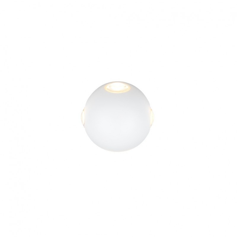 - Avisio - Matt White 4 Light LED Wall Lamp Trio-246760431 - Avisio - Matt White 4 Light LED Wall Lamp