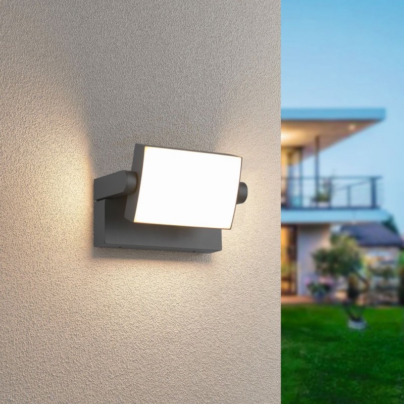 - Kansas - Anthracite LED Wall Lamp IP54 Trio-246860142 - Kansas - Anthracite LED Wall Lamp IP54