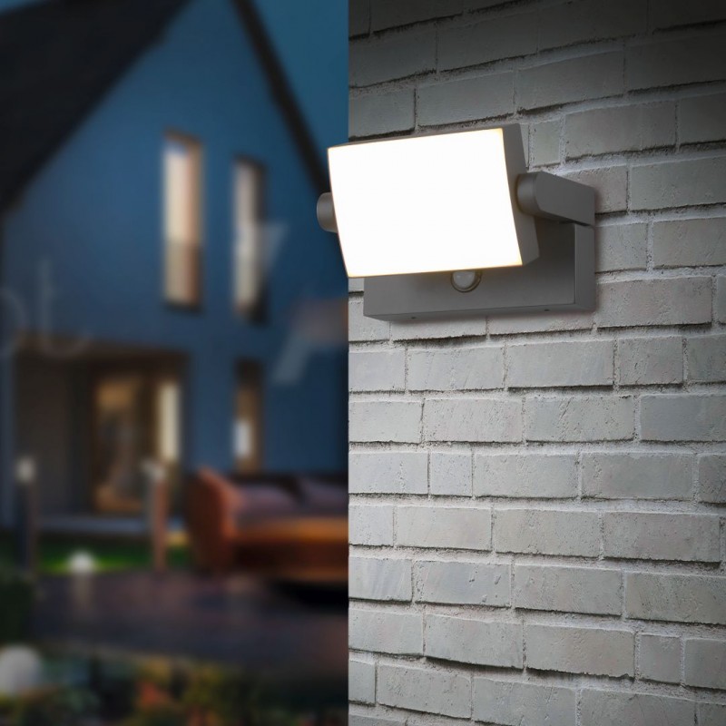 - Kansas - Anthracite LED Wall Lamp with Sensor Trio-246869142 - Kansas - Anthracite LED Wall Lamp with Sensor