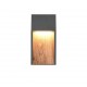 - Salmon - Anthracite LED Wall Lamp with Wood Imitation Trio-246960135 - Salmon - Anthracite LED Wall Lamp with Wood Imitation