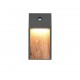- Salmon - Anthracite PIR Wall Lamp with Wood Imitation Trio-246969135 - Salmon - Anthracite PIR Wall Lamp with Wood Imitation