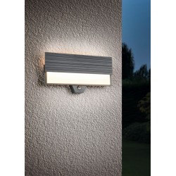 Mariza - Anthracite LED Wall Lamp with Sensor IP44 Mariza - Anthracite LED Wall Lamp with Sensor IP44