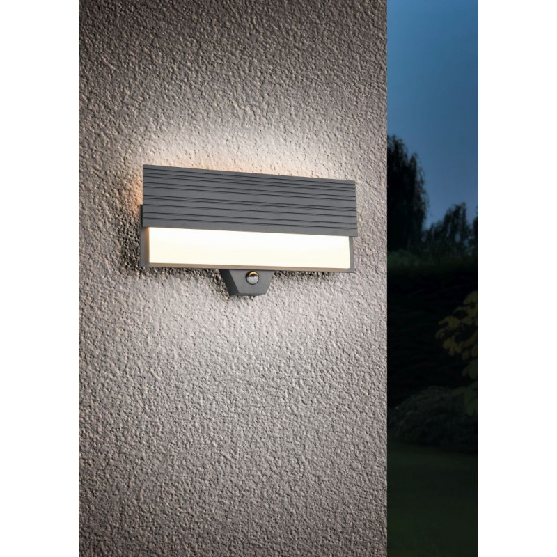 Outdoor - Mariza - Anthracite LED Wall Lamp with Sensor IP44 Trio-247069142 - Mariza - Anthracite LED Wall Lamp with Sensor IP44