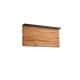 Trio-255519130 - Kalea - Black LED Wall Lamp with Natural Wood