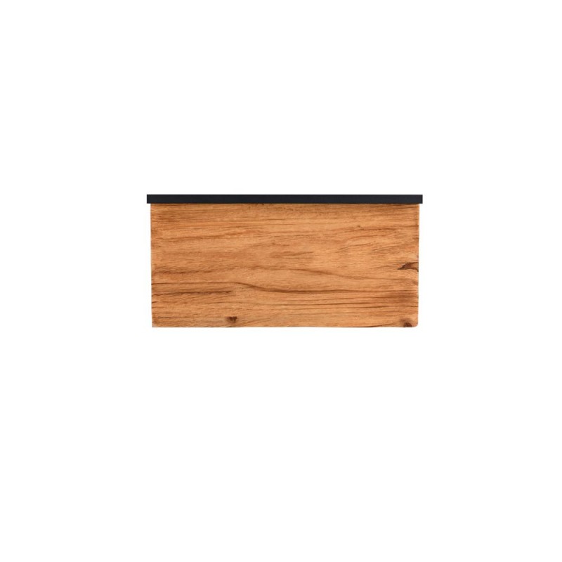 Trio-255519130 - Kalea - Black LED Wall Lamp with Natural Wood