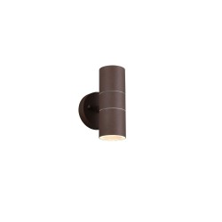 Turia - Rust Up & Down Wall Lamp IP44
