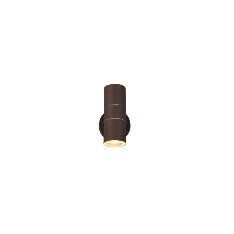 Trio-260260224 - Turia - Rust Up & Down Wall Lamp IP44