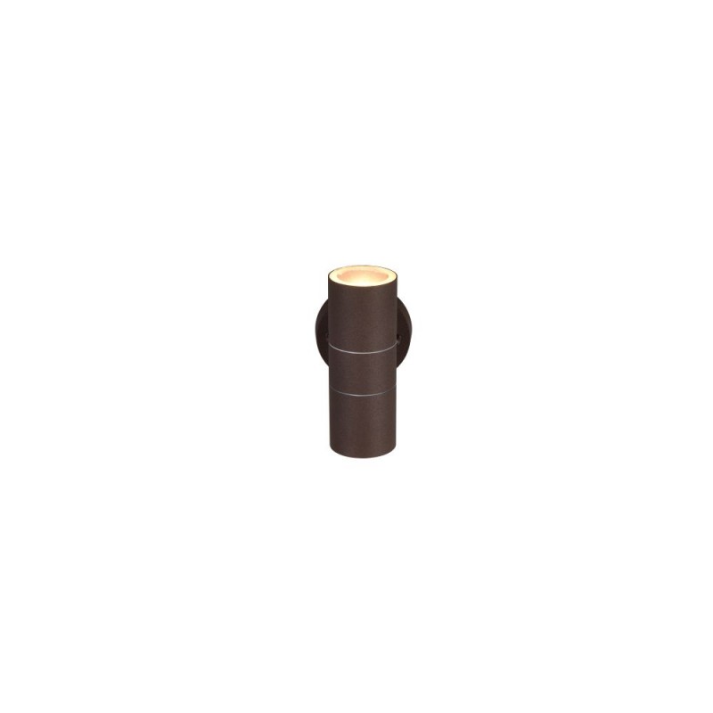 Trio-260260224 - Turia - Rust Up & Down Wall Lamp IP44