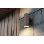 Turia - Rust Up & Down Wall Lamp IP44