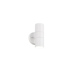 Turia - Matt White Up & Down Wall Lamp IP44