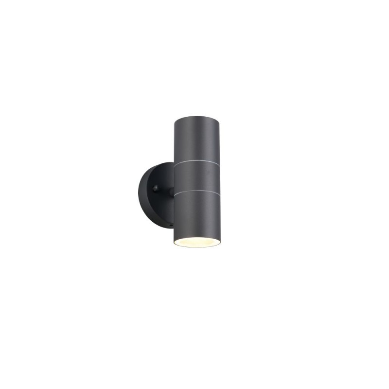 Trio-260260242 - Turia - Anthracite Up & Down Wall Lamp IP44