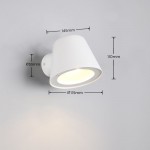 Beni - Matt White Wall Lamp IP44