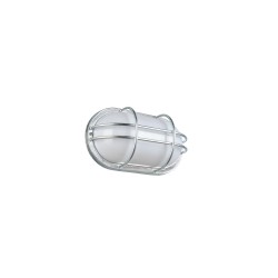 Tumen - Silver Brick Light with White Diffuser IP44