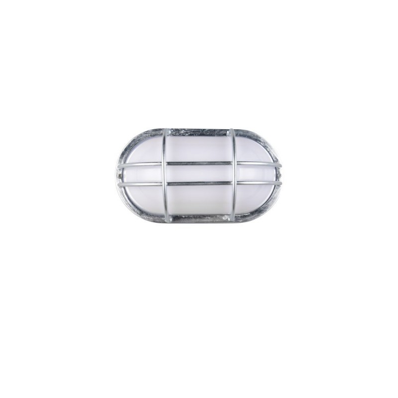 Trio-260560186 - Tumen - Silver Brick Light with White Diffuser IP44