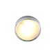 Trio-260660286 - Barito - Silver Bulkhead Light with White Glass IP54