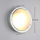 Trio-260660286 - Barito - Silver Bulkhead Light with White Glass IP54