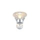 Trio-262060186 - Ruvuma - Silver Wall Lamp with Clear Glass Diffuser IP44