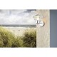 Trio-262060186 - Ruvuma - Silver Wall Lamp with Clear Glass Diffuser IP44