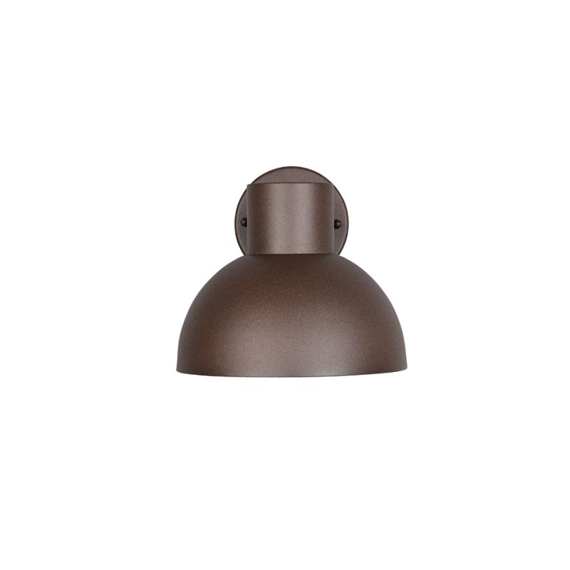 Trio-262360124 - Elbe - Rusty Wall Lamp with White Diffuser IP44
