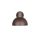 Trio-262360124 - Elbe - Rusty Wall Lamp with White Diffuser IP44