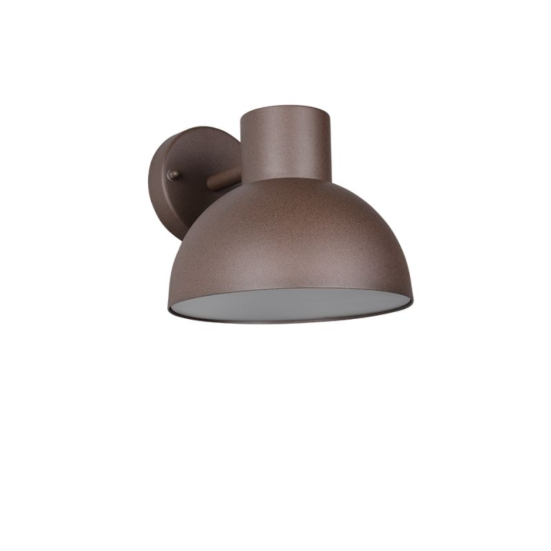 Trio-262360124 - Elbe - Rusty Wall Lamp with White Diffuser IP44