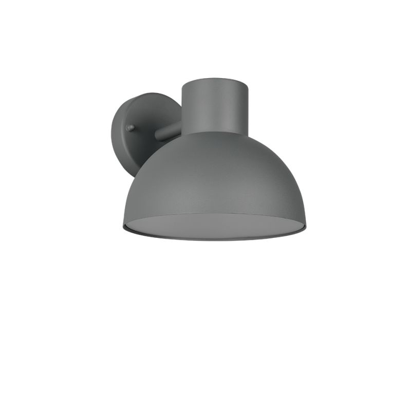 - Elbe - Anthracite Wall Lamp with White Diffuser IP44 Trio-262360142 - Elbe - Anthracite Wall Lamp with White Diffuser IP44