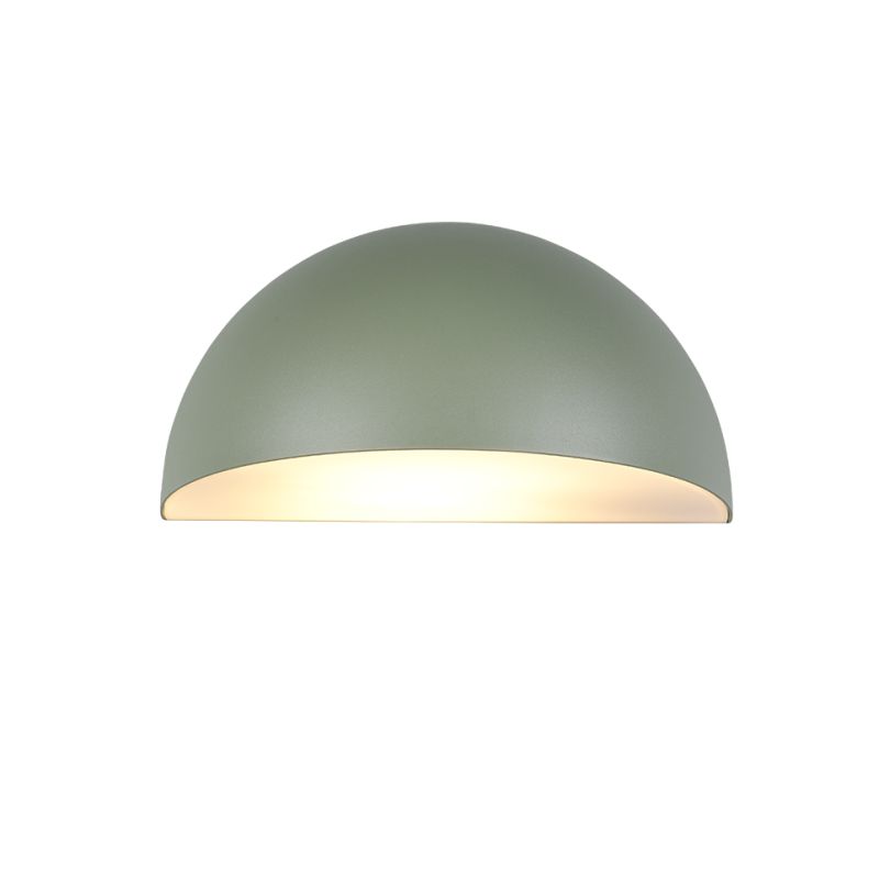 - Maas - Green Wall Lamp with White Diffuser IP44 Trio-262460115 - Maas - Green Wall Lamp with White Diffuser IP44