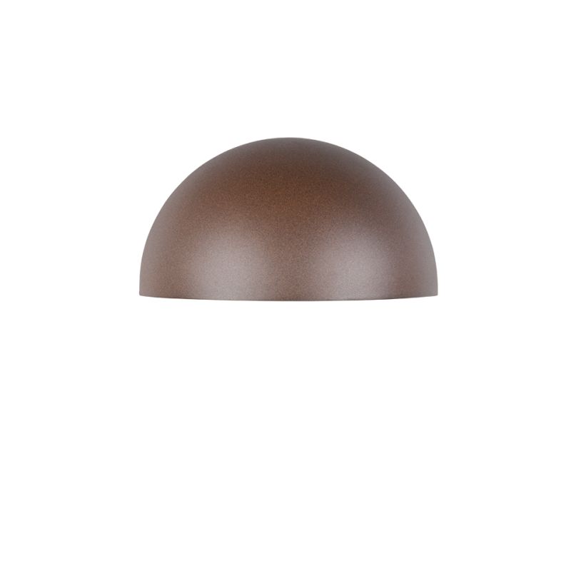 - Maas - Rusty Wall Lamp with White Diffuser IP44 Trio-262460124 - Maas - Rusty Wall Lamp with White Diffuser IP44