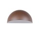 - Maas - Rusty Wall Lamp with White Diffuser IP44 Trio-262460124 - Maas - Rusty Wall Lamp with White Diffuser IP44