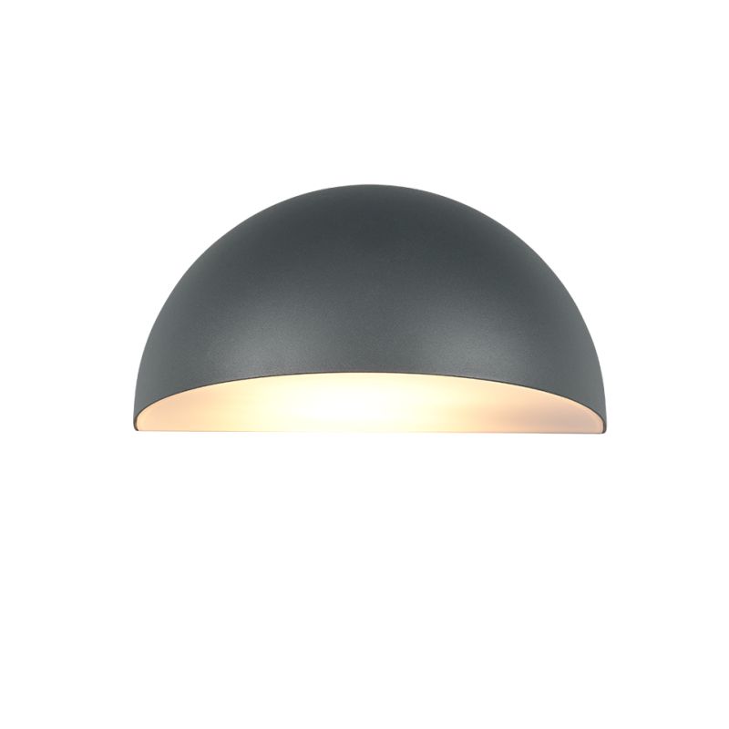 Trio-262460142 - Maas - Anthracite Wall Lamp with White Diffuser IP44