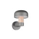 - Fraser - Anthracite & Wood Imitation Wall Lamp IP54 Trio-262560135 - Fraser - Anthracite & Wood Imitation Wall Lamp IP54