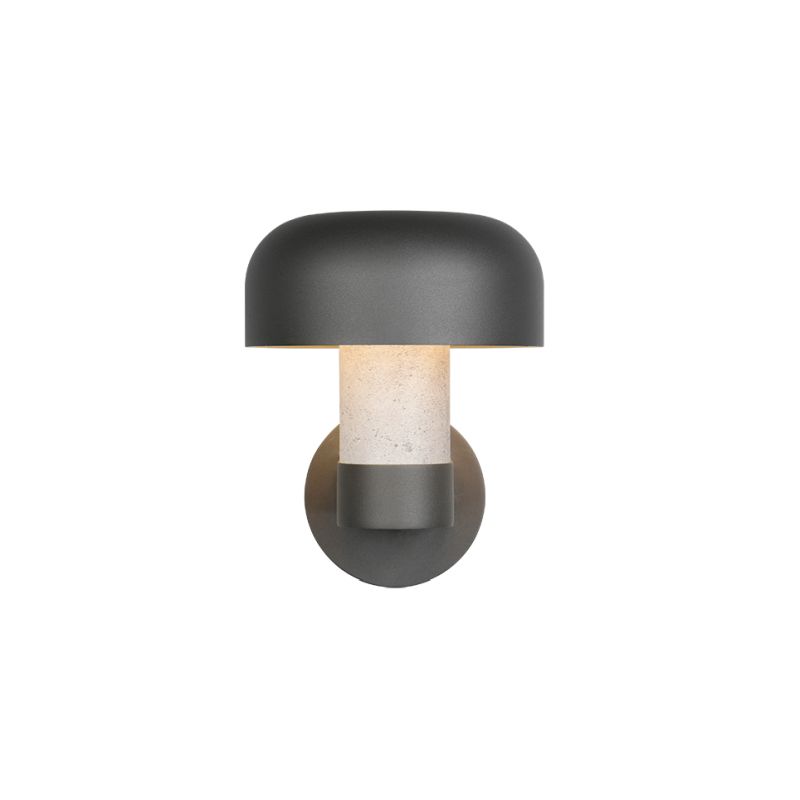 - Fraser - Anthracite & Concrete Imitation Wall Lamp IP54 Trio-262560178 - Fraser - Anthracite & Concrete Imitation Wall Lamp IP54