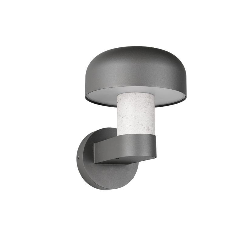 - Fraser - Anthracite & Concrete Imitation Wall Lamp IP54 Trio-262560178 - Fraser - Anthracite & Concrete Imitation Wall Lamp IP54