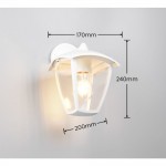 Venta - Matt White Downlighter Wall Lamp IP44