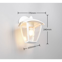 Venta - Matt White Downlighter Wall Lamp IP44