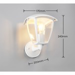 Venta - Matt White Uplighter Wall Lamp IP44