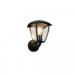 Venta - Matt Black Uplighter Wall Lamp IP44