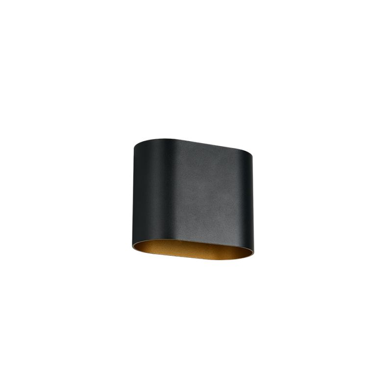 - Alani - Black & Gold Wall Lamp Trio-266100180 - Alani - Black & Gold Wall Lamp