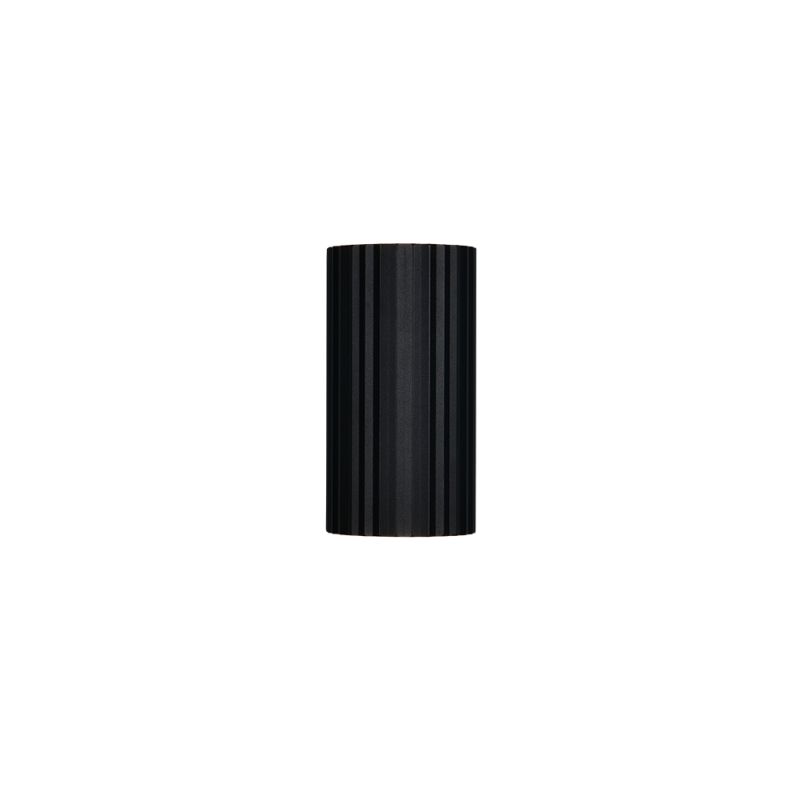 Trio-267700232 - Soka - Matt Black Ribbed Wall Lamp