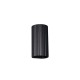 Trio-267700232 - Soka - Matt Black Ribbed Wall Lamp