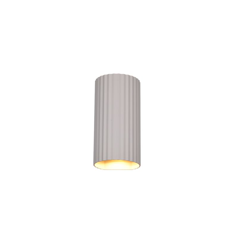 Trio-267700276 - Soka - Warm Grey Ribbed Wall Lamp