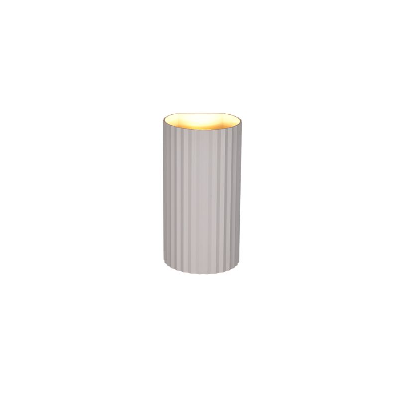 Trio-267700276 - Soka - Warm Grey Ribbed Wall Lamp