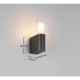 Trio-269370132 - Pratella - Black Wall Lamp IP44